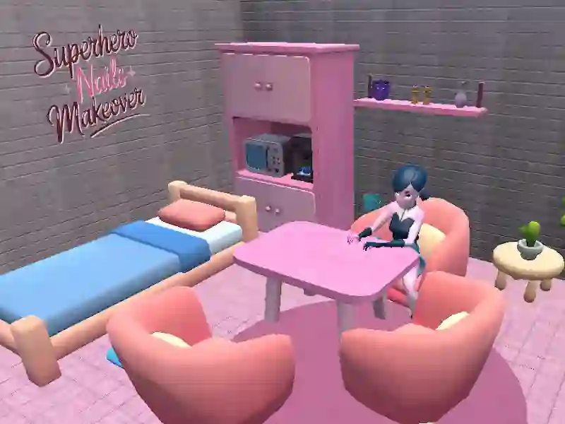 Παιχνίδι Superhero Nails Makeover σε απευθείας σύνδεση