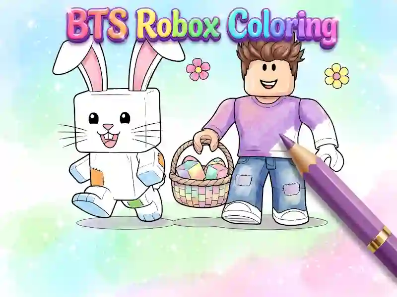 Παιχνίδι BTS Roblox Coloring σε απευθείας σύνδεση