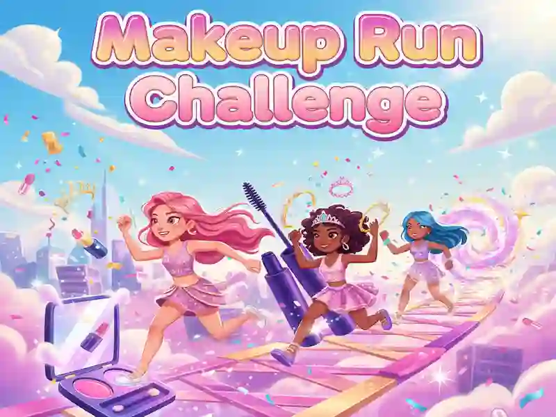Παιχνίδι Makeup Run Challenge σε απευθείας σύνδεση
