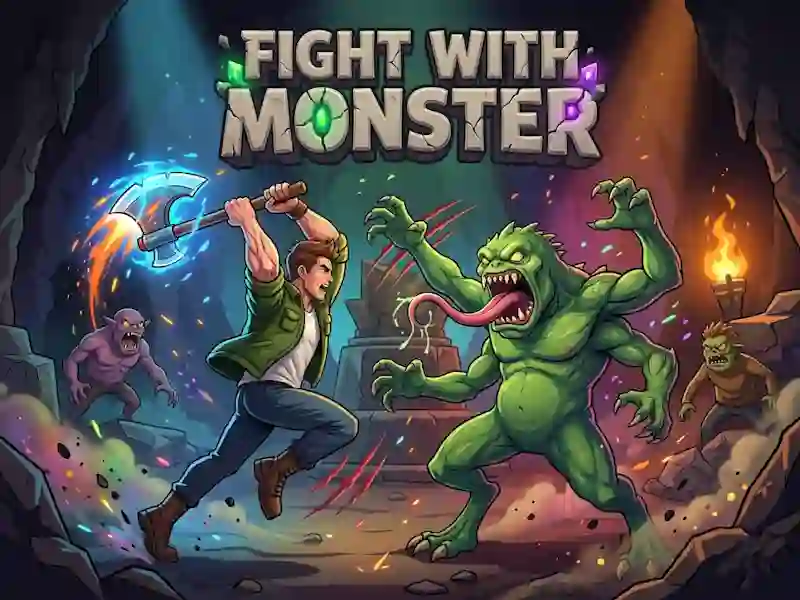 Παιχνίδι Fight With Monster σε απευθείας σύνδεση