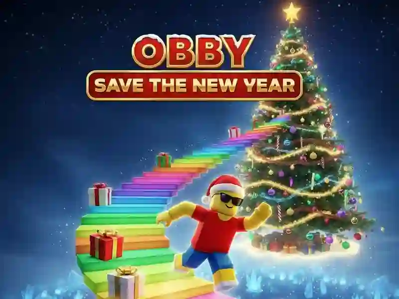 Παιχνίδι Obby Save the New Year σε απευθείας σύνδεση