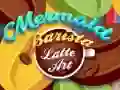 Παιχνίδι Γοργόνα Μπαρίστα Τέχνη Latte σε απευθείας σύνδεση