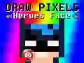 Παιχνίδι Σχεδιάστε το Πρόσωπο των Ηρώων Pixel σε απευθείας σύνδεση