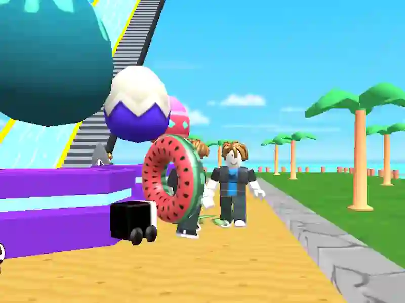 Παιχνίδι Obby: Ανεβείτε και ολίσθηση σε απευθείας σύνδεση