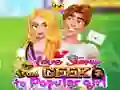 Παιχνίδι Ιστορία Αγάπης: Από Geek σε Δημοφιλή Κορίτσι σε απευθείας σύνδεση