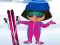 Παιχνίδι Ντόρα: Ντύσιμο για Σκι σε απευθείας σύνδεση