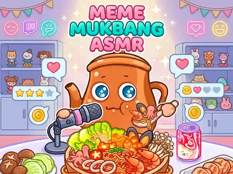 Παιχνίδι Meme Mukbang ASMR Game σε απευθείας σύνδεση