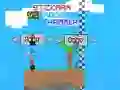 Παιχνίδι Stickman εναντίον Noob Hammer σε απευθείας σύνδεση Παιχνίδι Stickman εναντίον Noob Hammer σε απευθείας σύνδεση