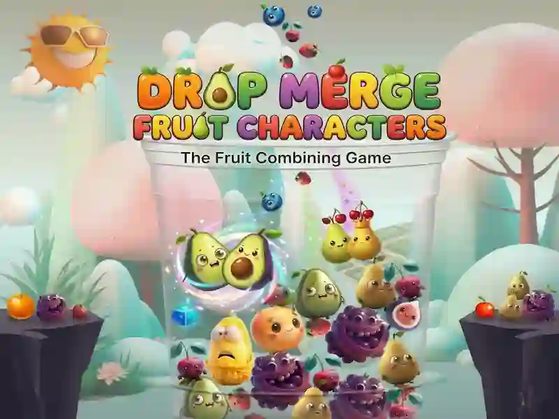 Παιχνίδι Drop Merge Fruit Characters σε απευθείας σύνδεση