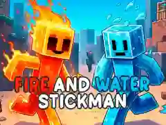 Παιχνίδι Φωτιά και Νερό Stickman σε απευθείας σύνδεση