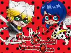 Παιχνίδι Βιβλίο ζωγραφικής κορίτσι Chibi με κουκίδες σε απευθείας σύνδεση