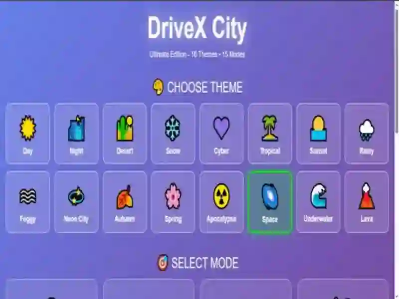 Παιχνίδι DriveX City σε απευθείας σύνδεση
