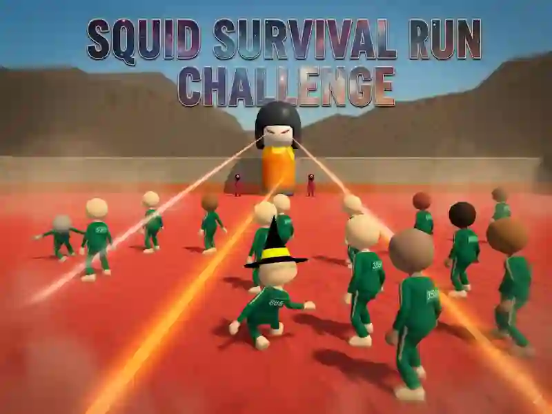 Παιχνίδι Squid Survival Run Challenge σε απευθείας σύνδεση