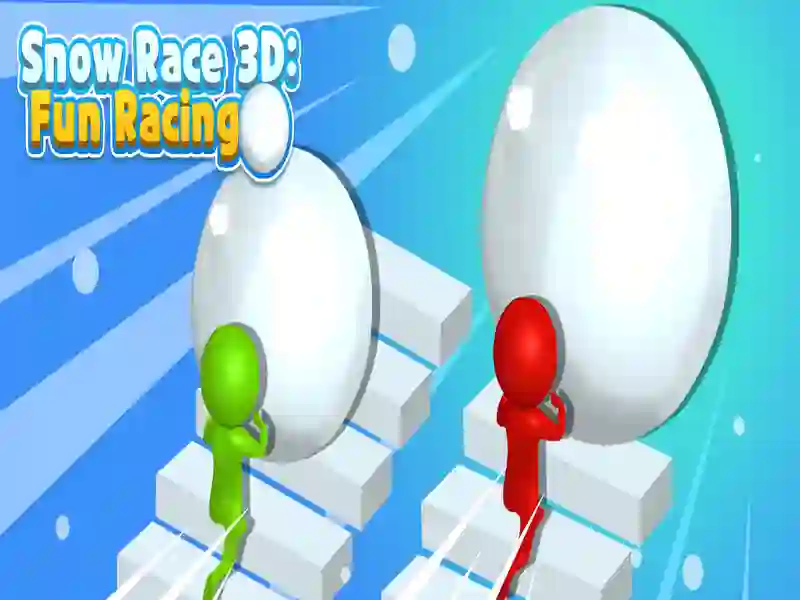 Παιχνίδι Snow Race 3D Fun Racing σε απευθείας σύνδεση
