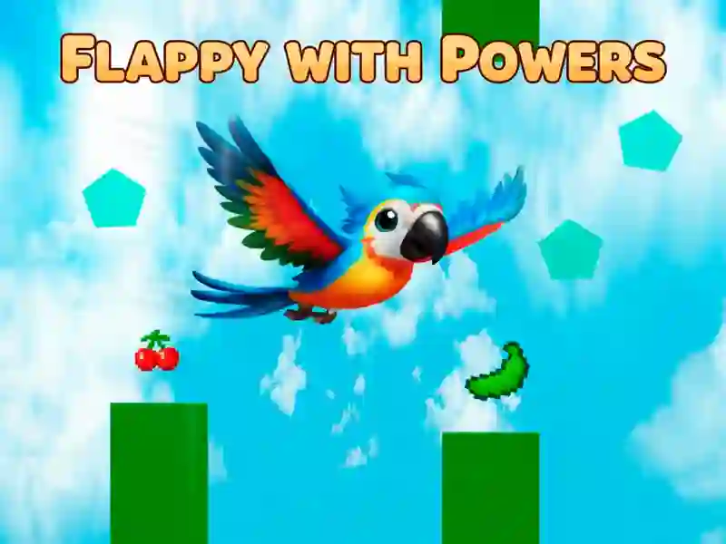 Παιχνίδι Flappy with Powers σε απευθείας σύνδεση