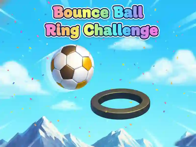 Παιχνίδι Πρόκληση Bounce Ball Ring σε απευθείας σύνδεση