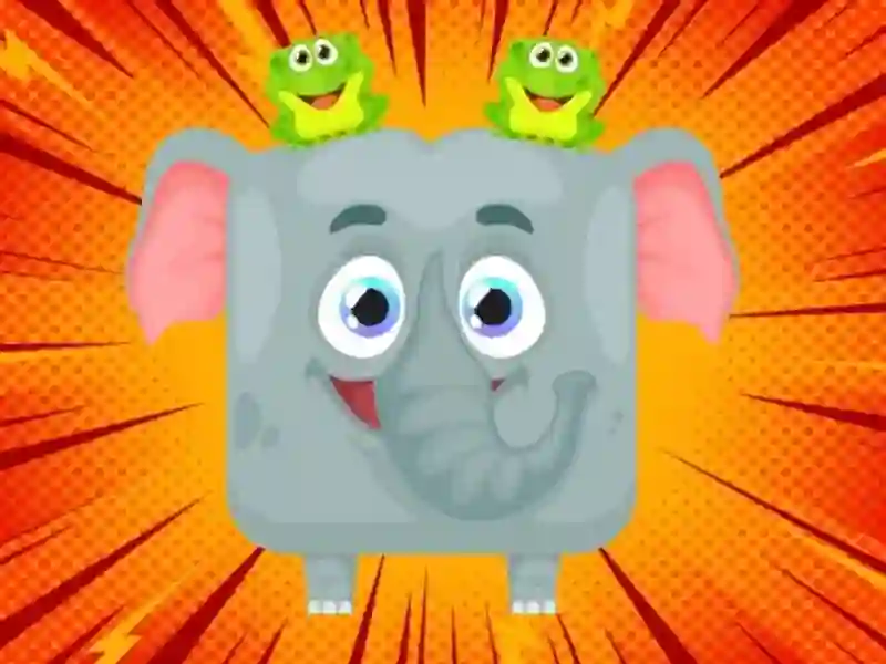 Παιχνίδι Ζελέ-κουλάρι. Φτιάξτε τον ελέφαντα σε απευθείας σύνδεση