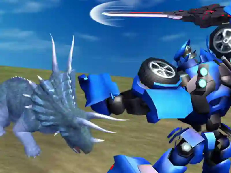 Παιχνίδι Jurassic Dinosaur Mech Battle σε απευθείας σύνδεση