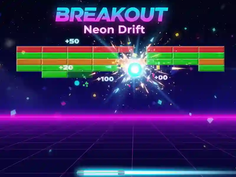 Παιχνίδι Breakout Neon Drift σε απευθείας σύνδεση