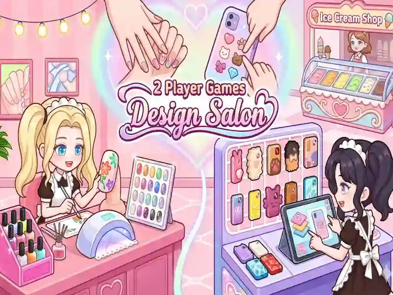 Παιχνίδι 2 Player Games Design Salon σε απευθείας σύνδεση