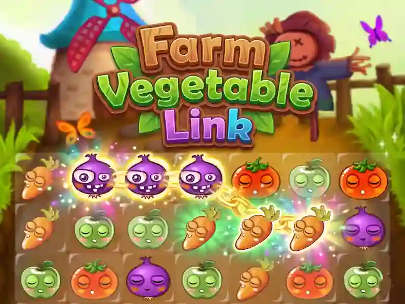 Παιχνίδι Farm Vegetable Link σε απευθείας σύνδεση