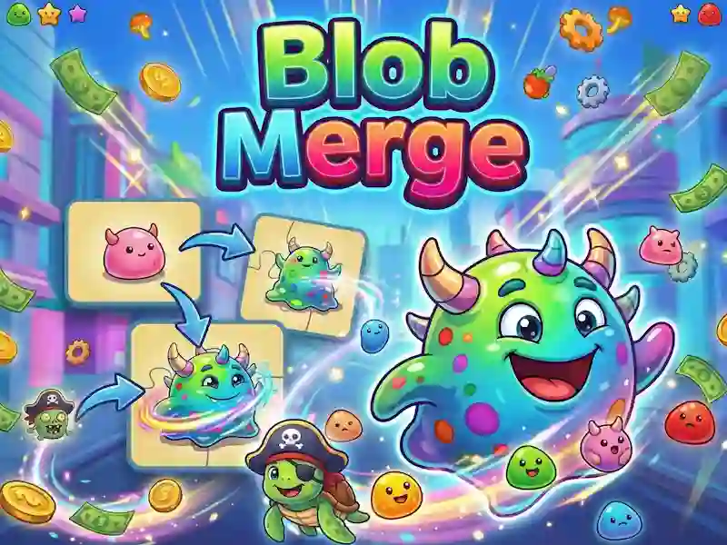 Παιχνίδι Blob Merge σε απευθείας σύνδεση