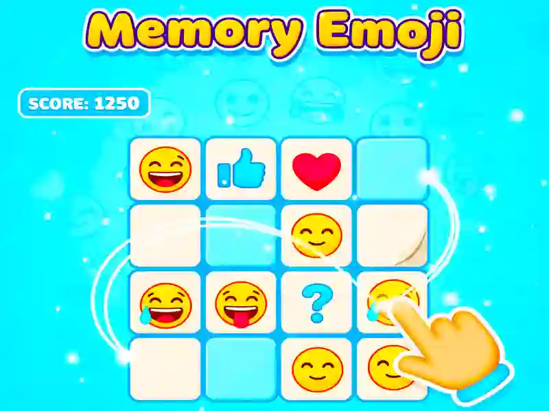 Παιχνίδι Memory Emoji σε απευθείας σύνδεση