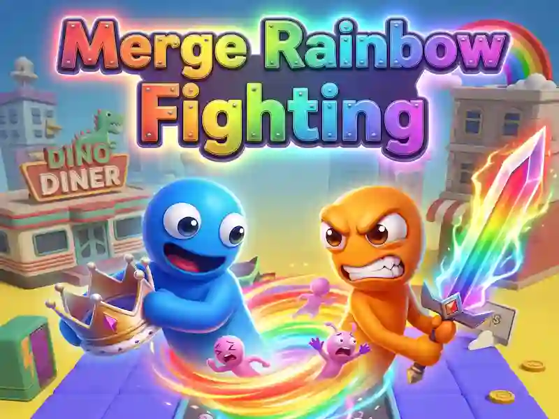 Παιχνίδι Merge Rainbow Fighting σε απευθείας σύνδεση