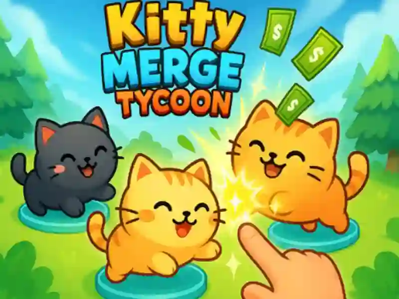 Παιχνίδι Kitty Merge Tycoon σε απευθείας σύνδεση