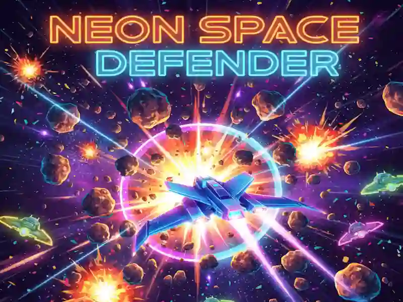 Παιχνίδι Neon Space Defender σε απευθείας σύνδεση