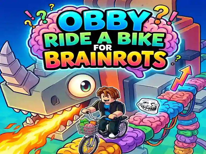 Παιχνίδι Obby Ride a Bike For Brainrots σε απευθείας σύνδεση