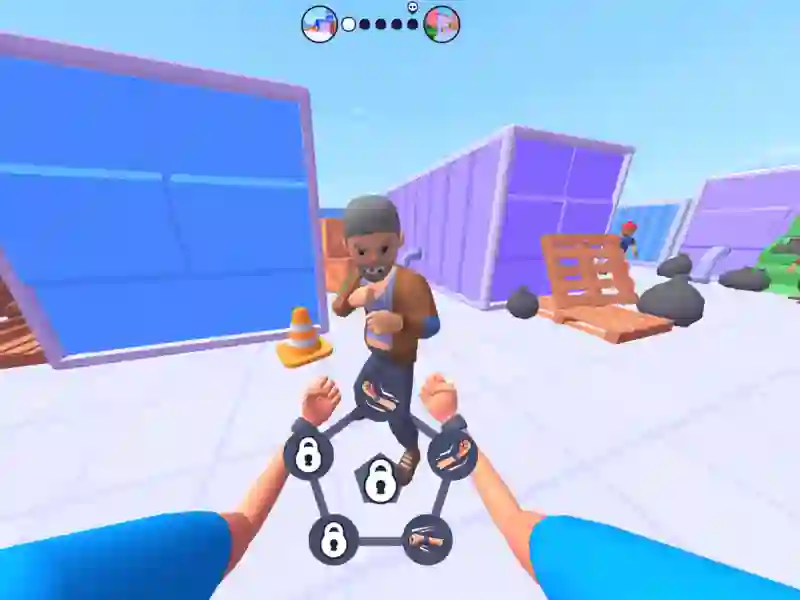 Παιχνίδι Καυγατζής άνθρωπος γροθιά της μανίας σε απευθείας σύνδεση