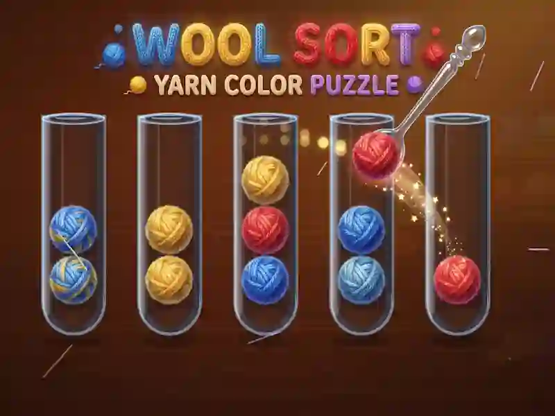 Παιχνίδι Wool Sort Yarn Color Puzzle σε απευθείας σύνδεση
