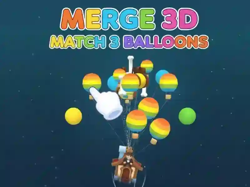 Παιχνίδι Συγχώνευση 3d Match 3 Balloons σε απευθείας σύνδεση