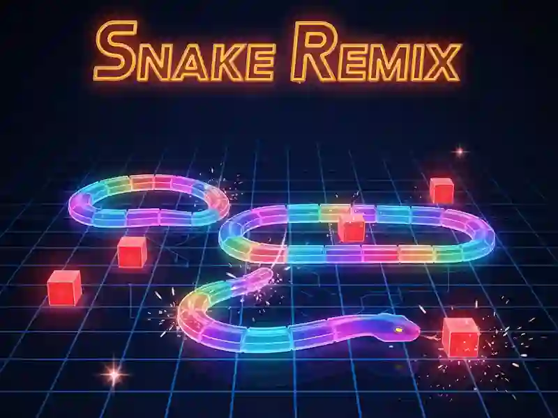 Παιχνίδι Snake Remix σε απευθείας σύνδεση