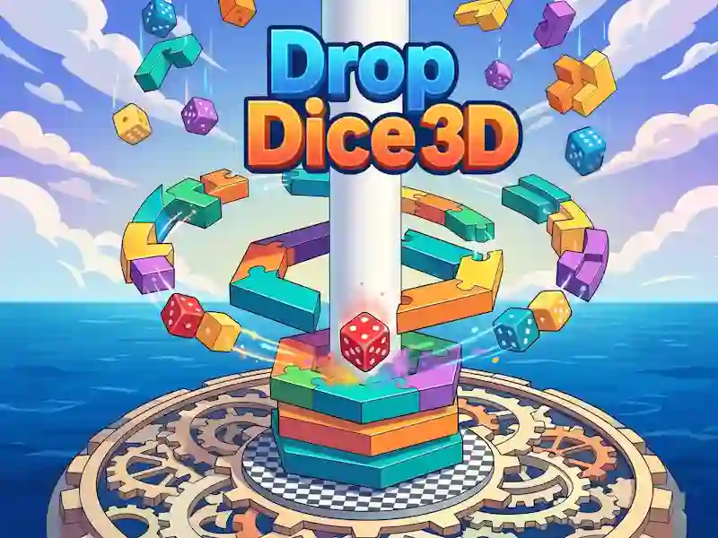 Παιχνίδι Drop Dice 3D σε απευθείας σύνδεση