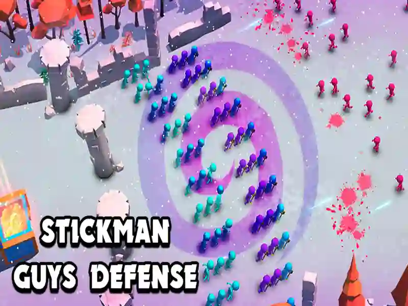Παιχνίδι Άμυνας Stickman Guys σε απευθείας σύνδεση