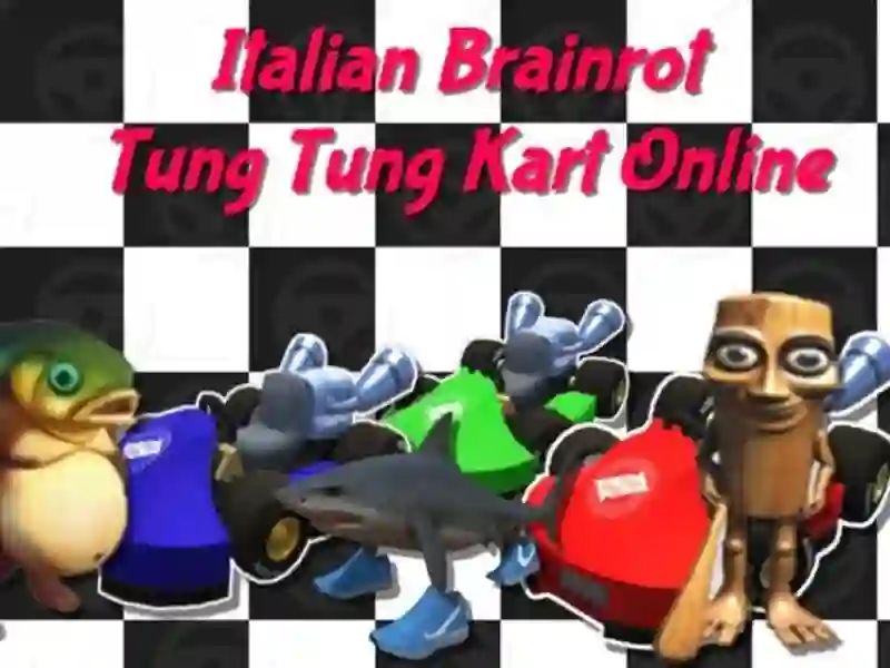 Παιχνίδι Ιταλικά brainrot tung tung kart online σε απευθείας σύνδεση
