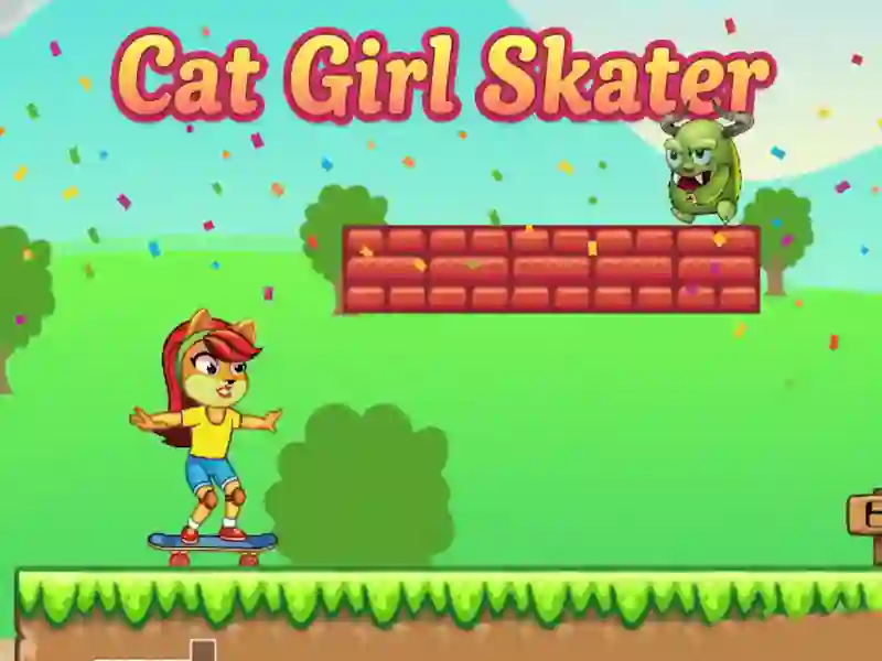 Παιχνίδι Cat Girl Skater σε απευθείας σύνδεση