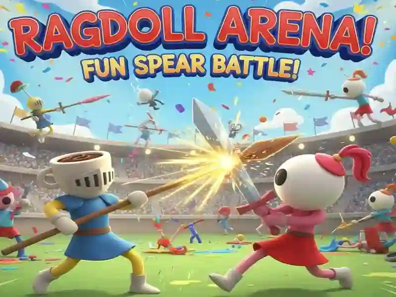 Παιχνίδι Ragdoll Arena! Διασκεδαστική Μάχη με δόρυ! σε απευθείας σύνδεση
