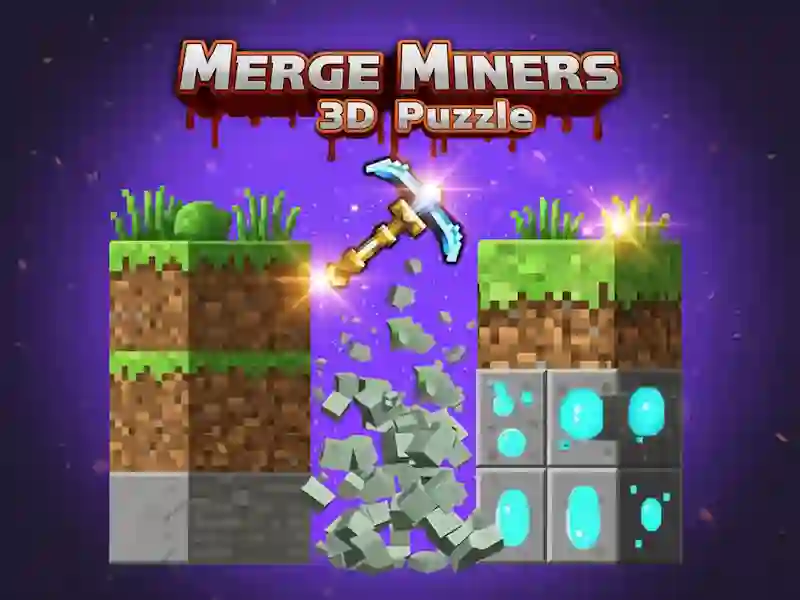 Παιχνίδι Merge Miners 3D Puzzle σε απευθείας σύνδεση