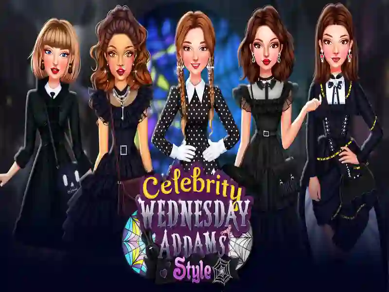 Παιχνίδι Διασημότητα Τετάρτη Addams Style σε απευθείας σύνδεση