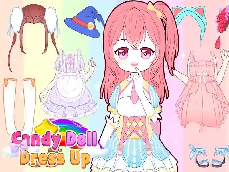 Παιχνίδι Doll Candy Doll Dond Up σε απευθείας σύνδεση