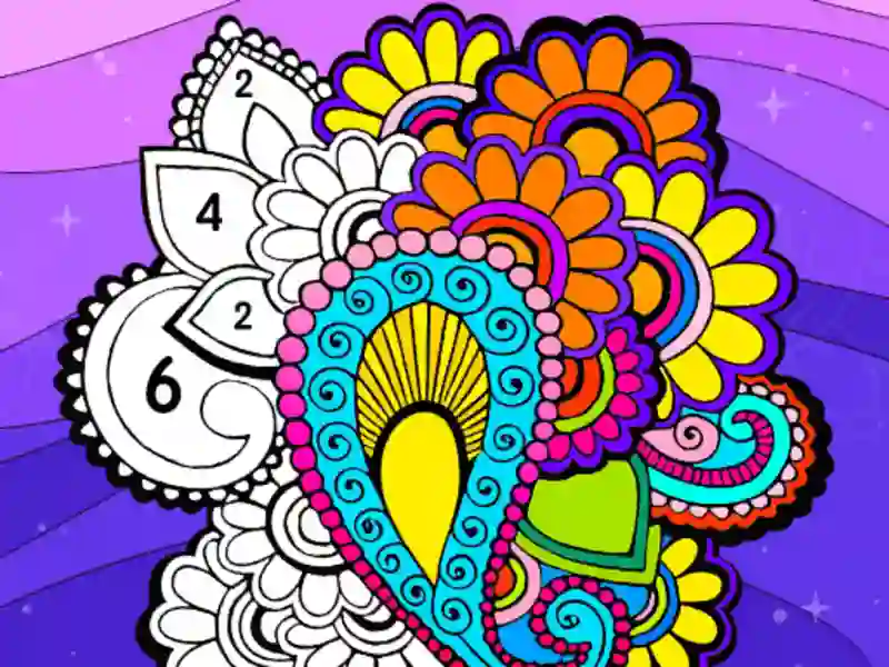 Παιχνίδι Χρώμα ανεμιστήρα Χρώμα κατά αριθμό σε απευθείας σύνδεση