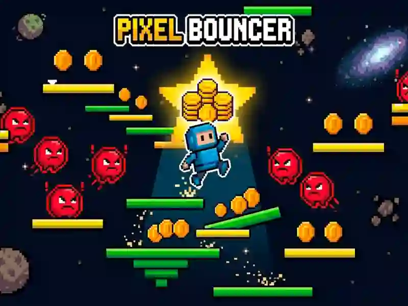 Παιχνίδι Pixel Bouncer σε απευθείας σύνδεση