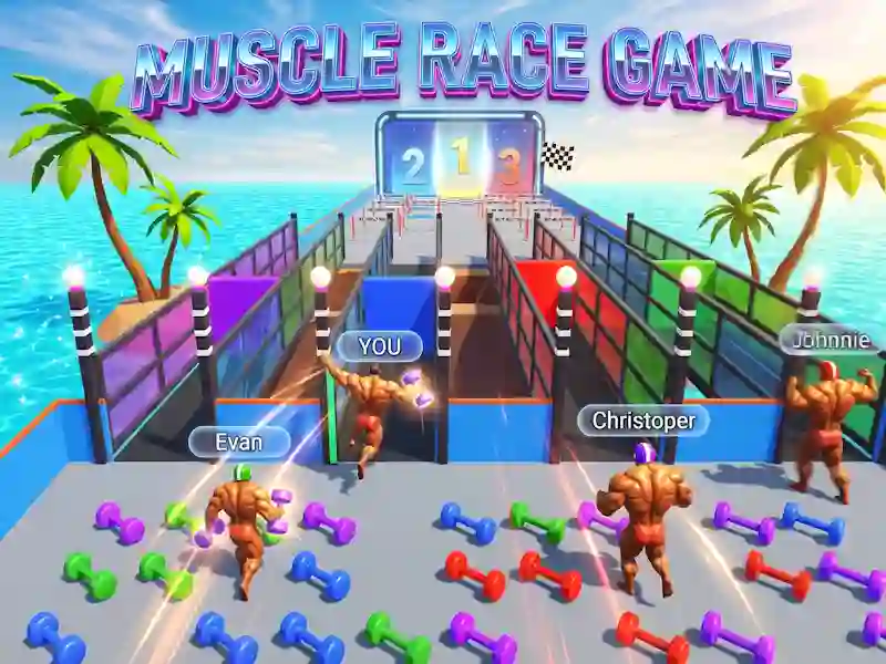Παιχνίδι Muscle Race Game σε απευθείας σύνδεση