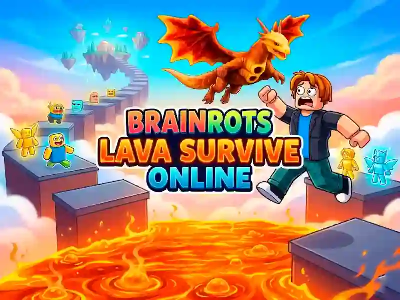 Παιχνίδι Brainrots Lava Survive Online σε απευθείας σύνδεση