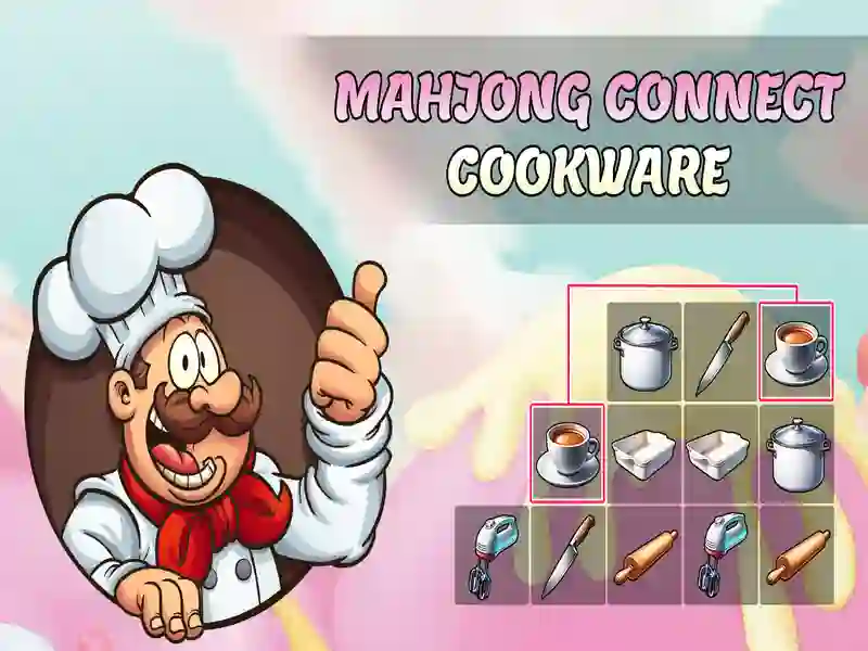 Παιχνίδι Mahjong Connect Cookware σε απευθείας σύνδεση