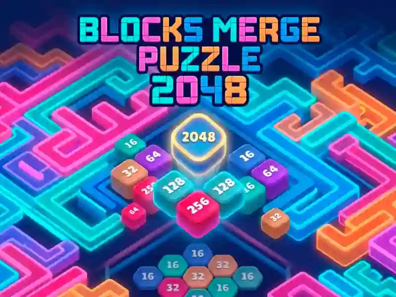 Παιχνίδι Blocks Merge Puzzle 2048 σε απευθείας σύνδεση