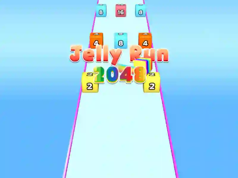 Παιχνίδι Jelly Run 2048 σε απευθείας σύνδεση